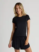 Faceplant Dreams Basic Crew Tee: Black