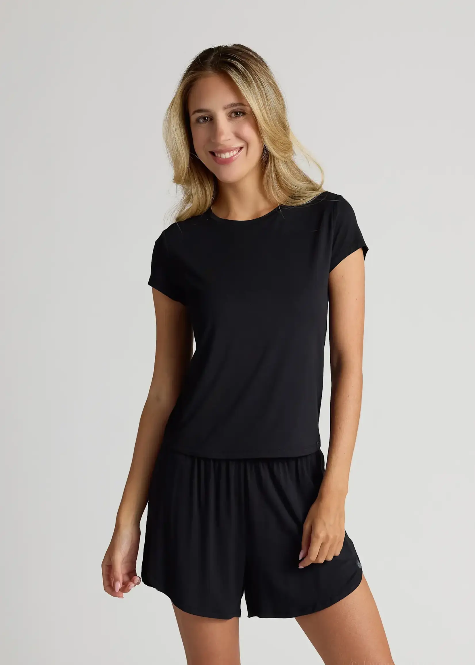 Faceplant Dreams Basic Crew Tee: Black