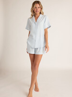 Faceplant Dreams Linen Shorts: Sky: