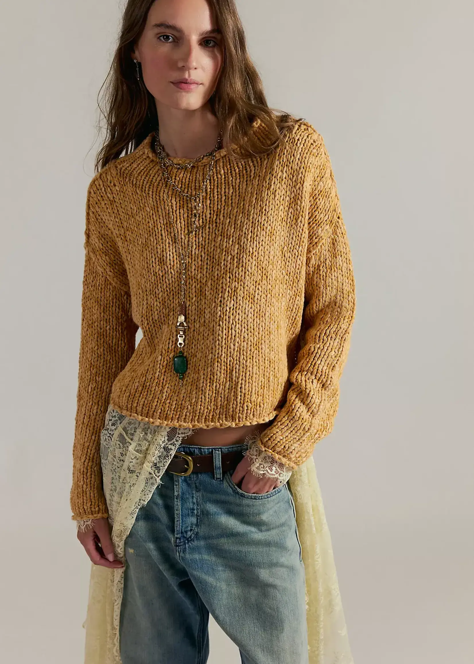Free People Opal Sweater (Sweet Potato)