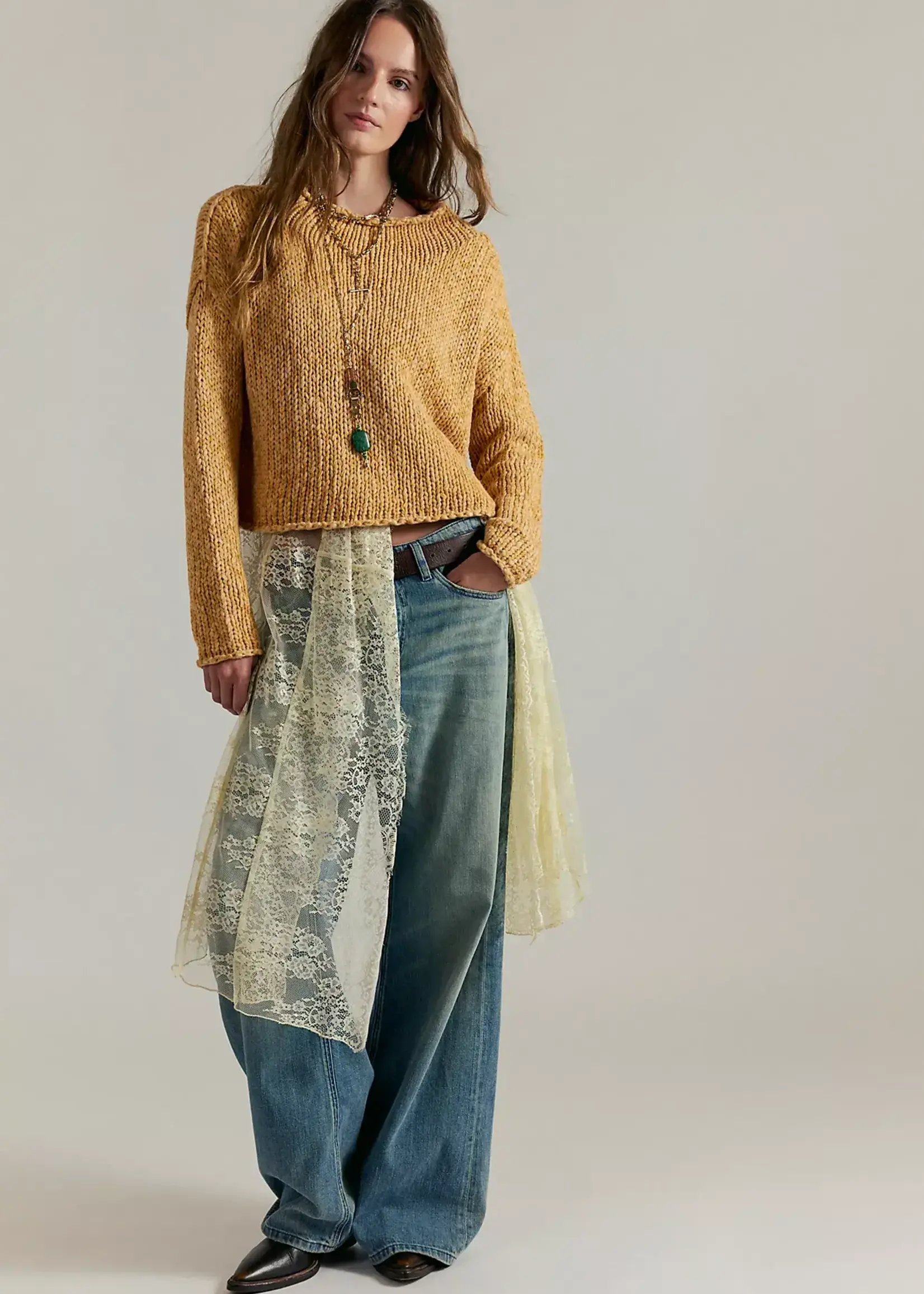 Free People Opal Sweater (Sweet Potato)