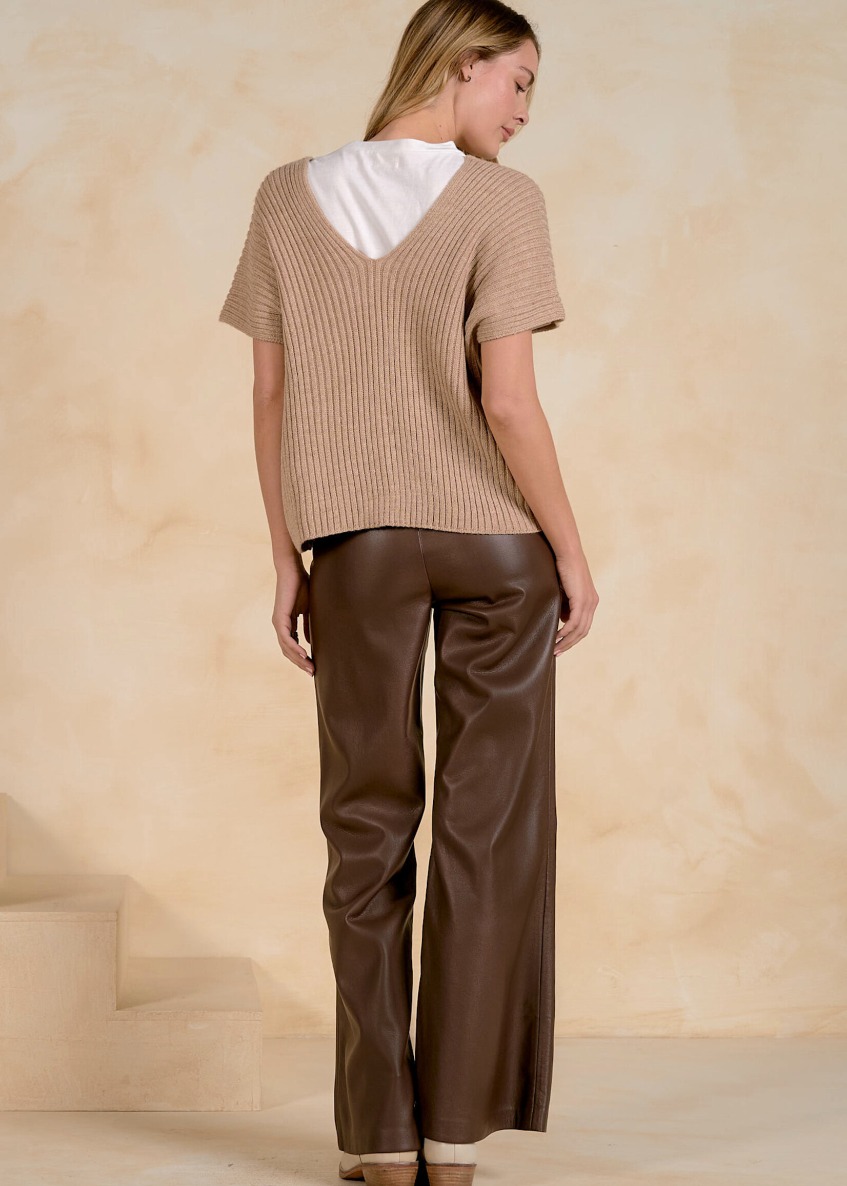Elan Layered Sweater (Sand)