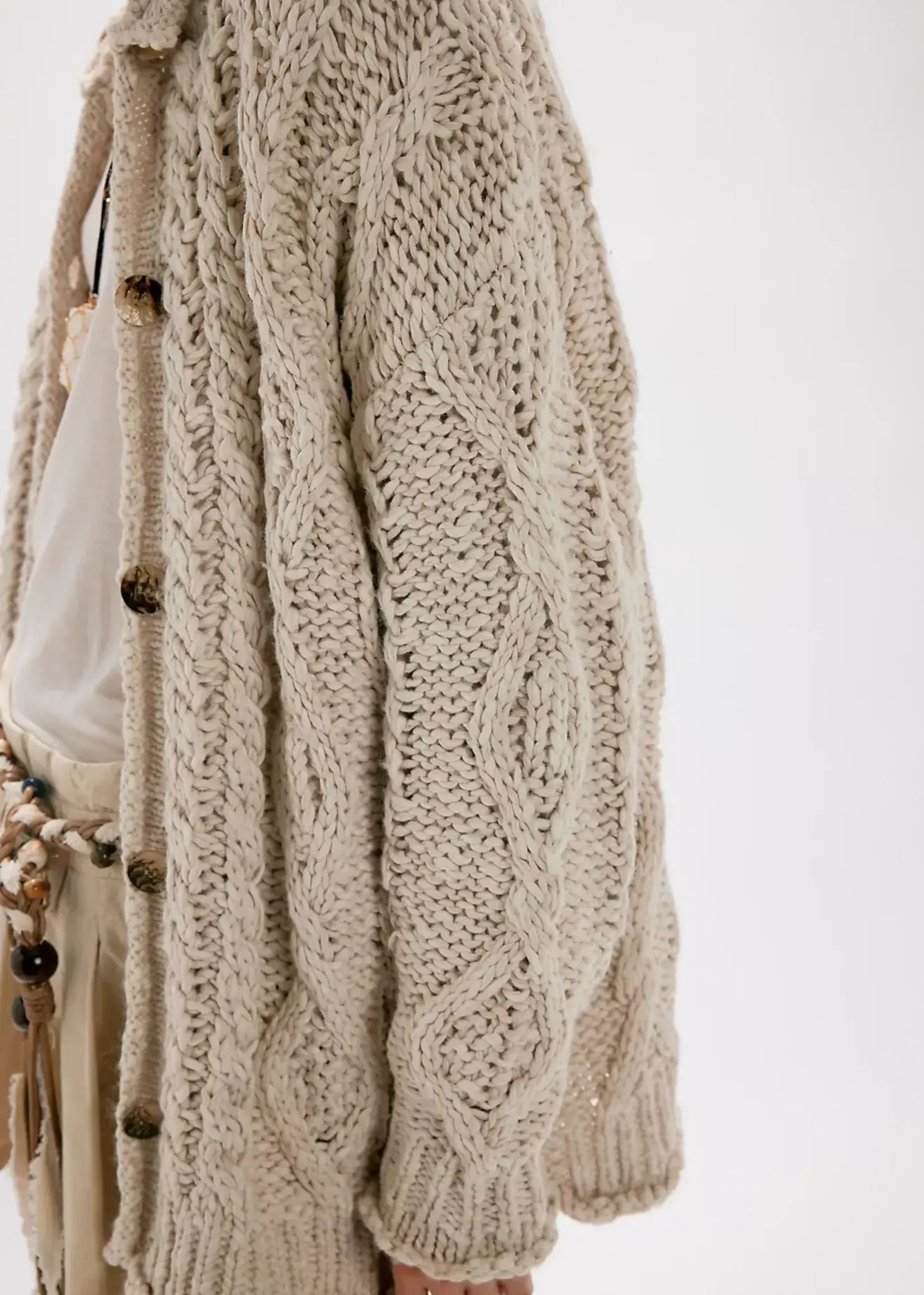 Free People OPAL CARDIGAN / TEA