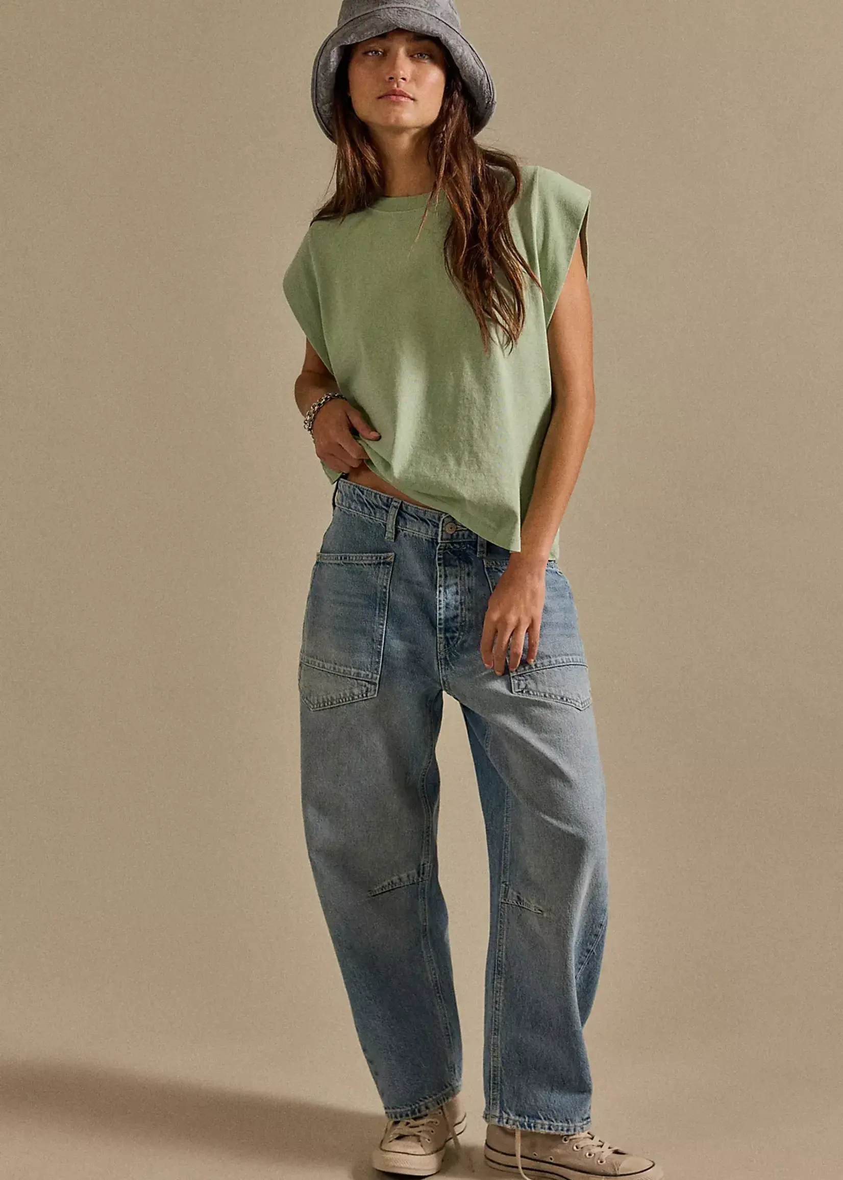 Free People MINIMALIST MOXIE BOYFRIEND / COUNTY FAIR