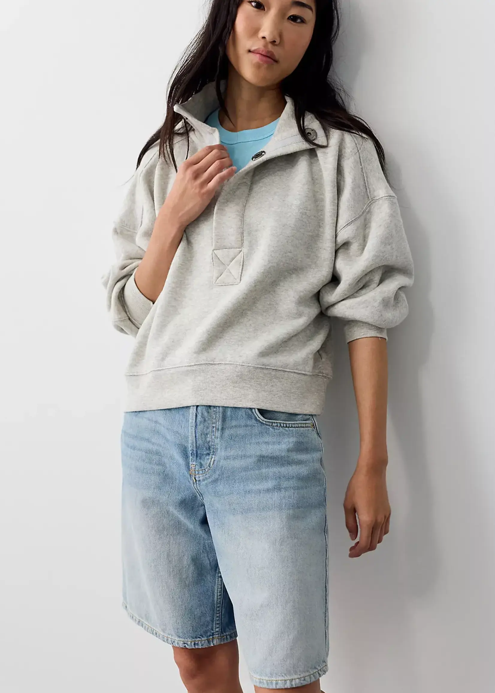Free People Timeless Pullover (Heather Grey)