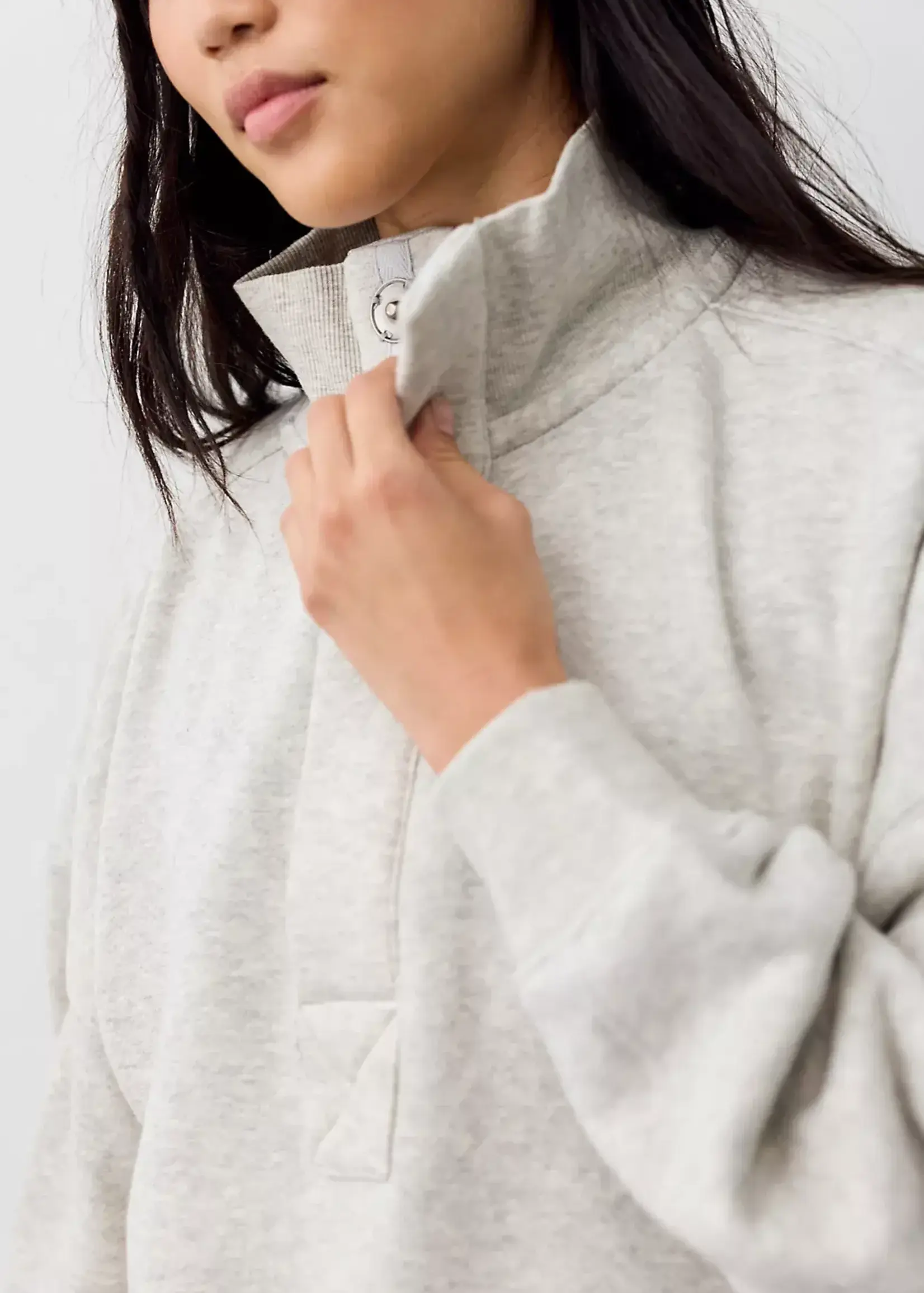 Free People Timeless Pullover (Heather Grey)