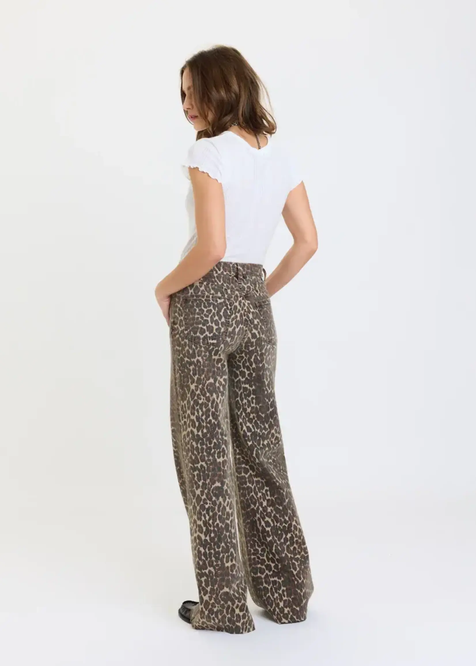 DAZE Far  Out High Rise Wide Leg (Cool Cat)