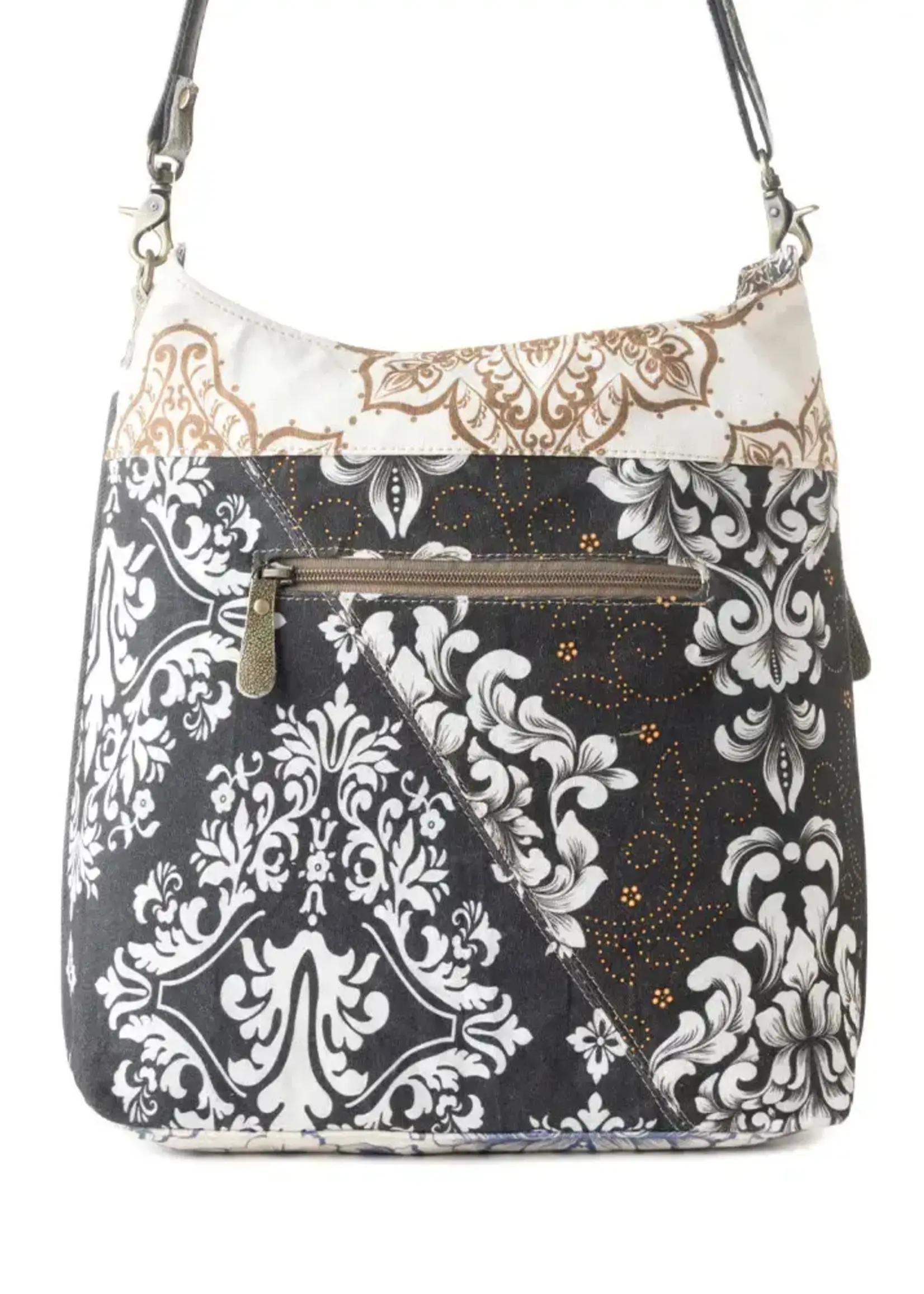 Myra Bag Cowgirl Shoulder Bag/Blue Floral