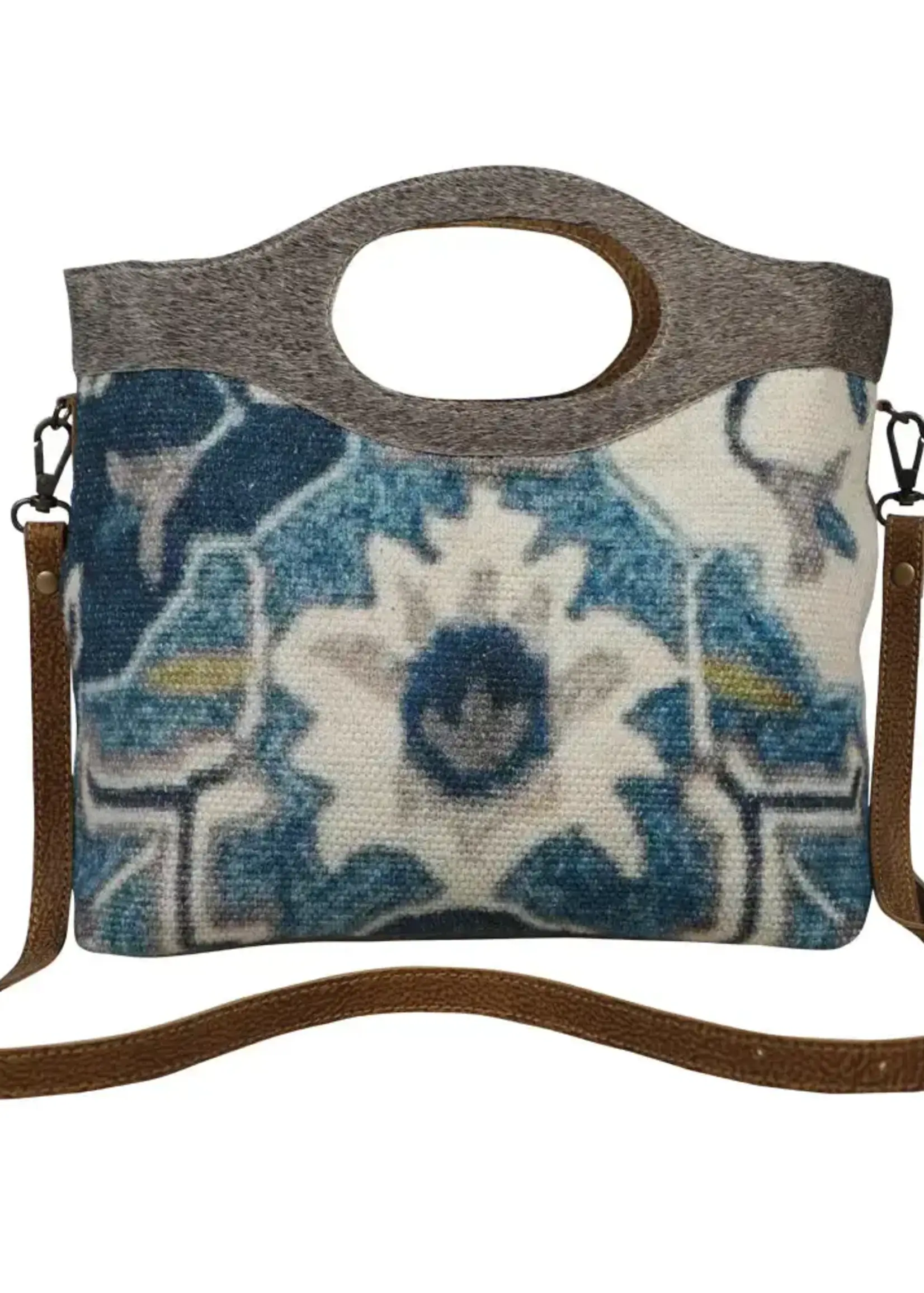 Myra Bag Blue Wealth Tote