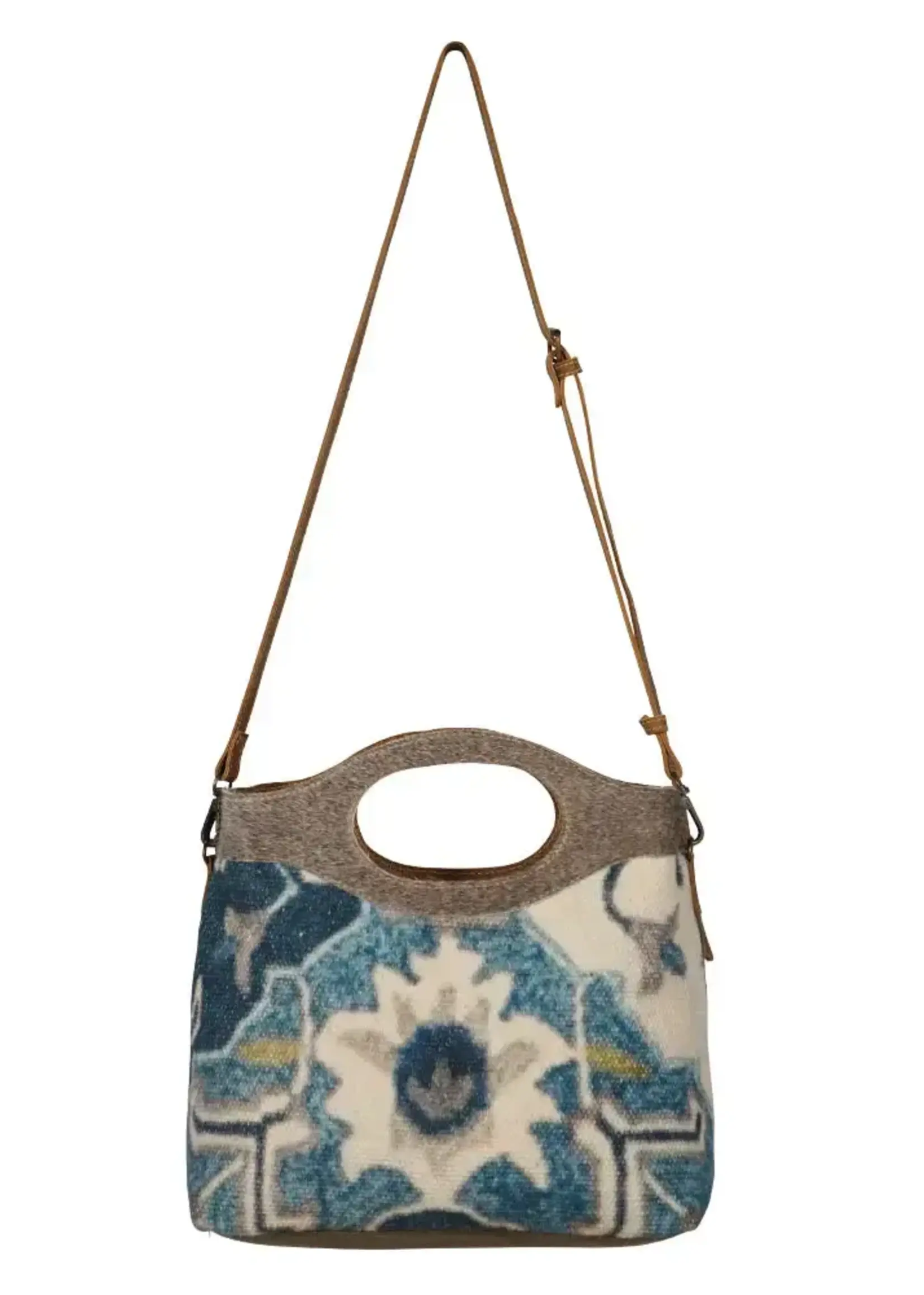 Myra Bag Blue Wealth Tote