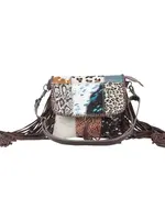Myra Bag Ultrachic Canvas & Hairon Bag