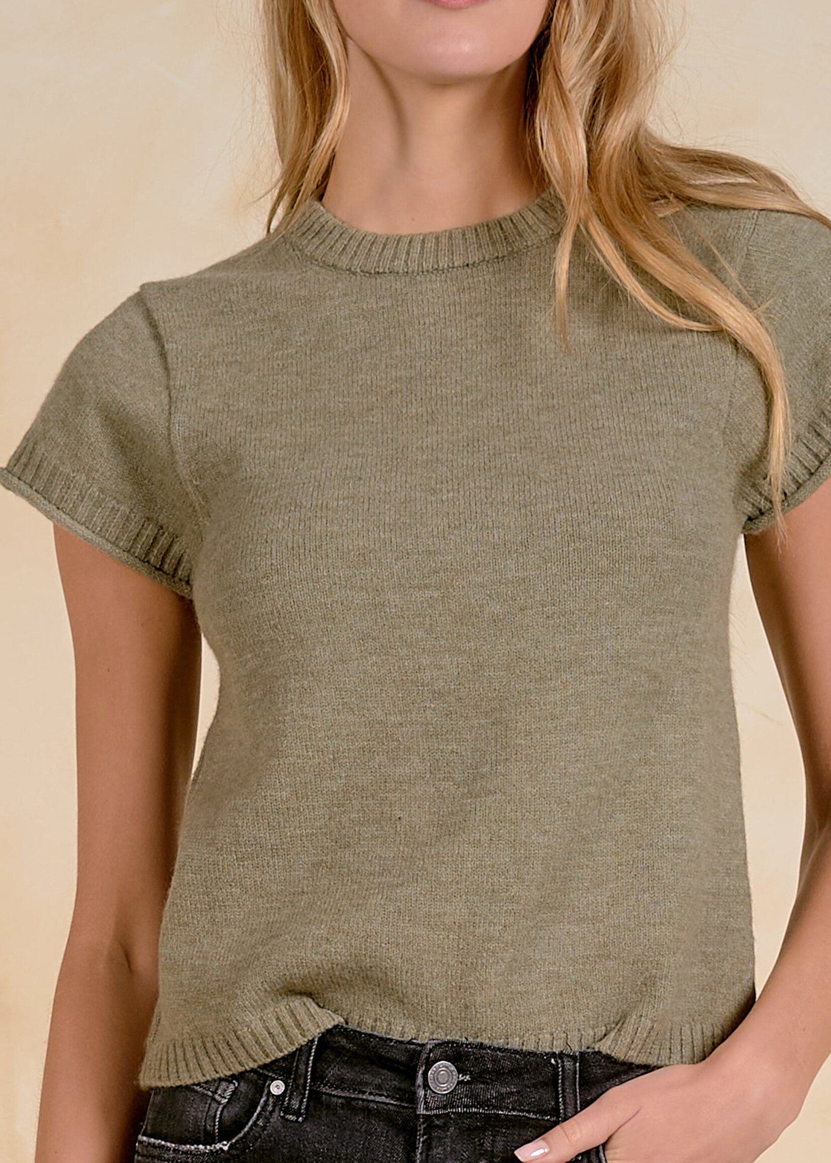 Elan Crewneck Sweater (Olive)