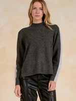 Elan Color Block Sweater (Grey Two Tone)