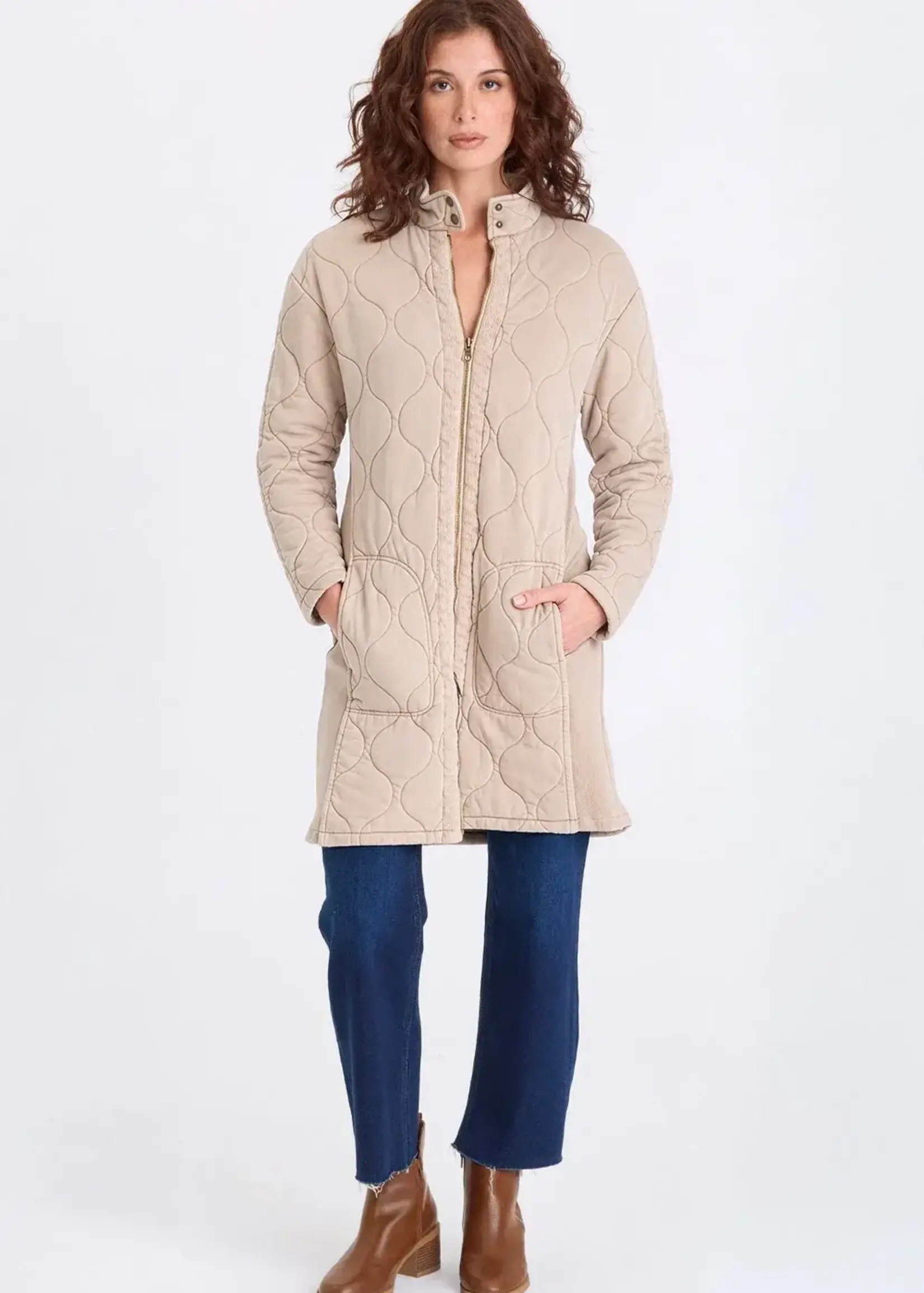 Wearables/XCVI Memphis Long Jacket (Merino Wool Pigment)