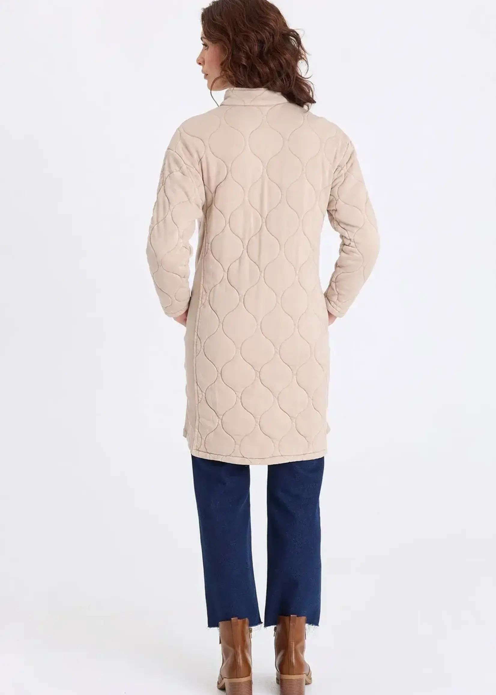 Wearables/XCVI Memphis Long Jacket (Merino Wool Pigment)