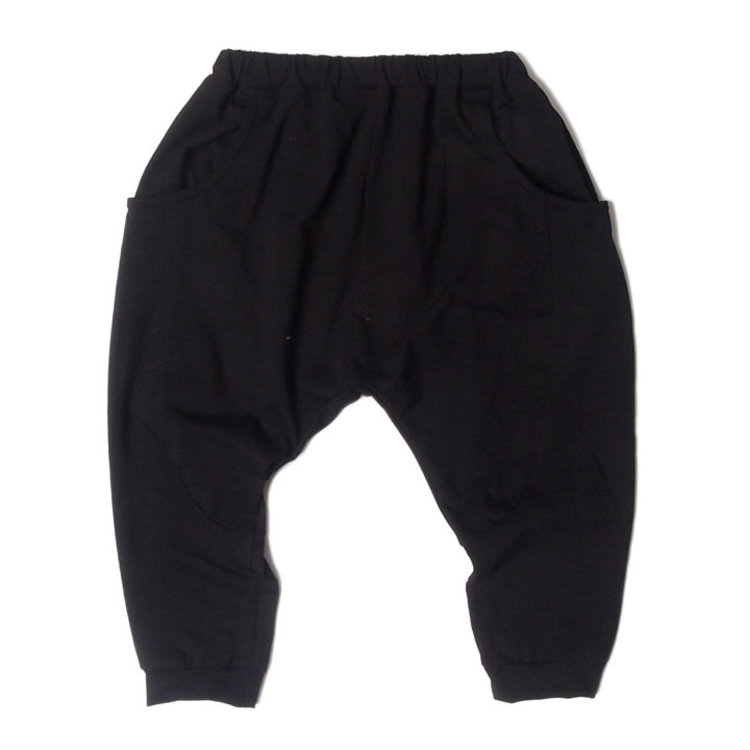 Lucky Wang Sarouel Pants Black Jersey