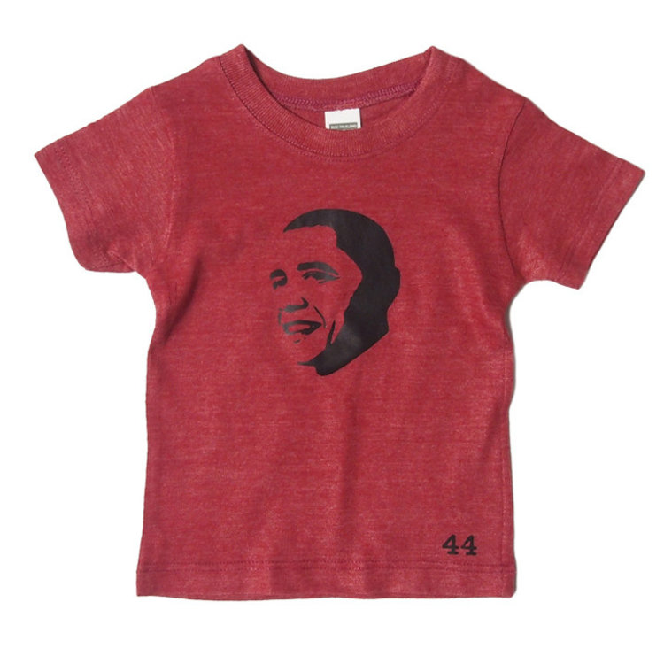 Lucky Wang Obama Tri-Red Infant Tee
