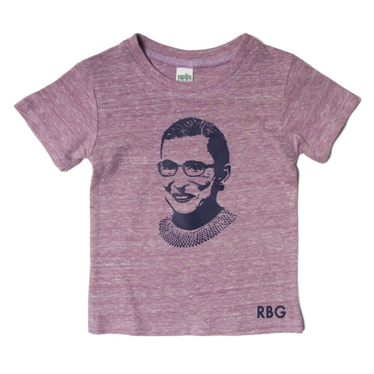 Lucky Wang RBG Tri-Purple Infant Tee