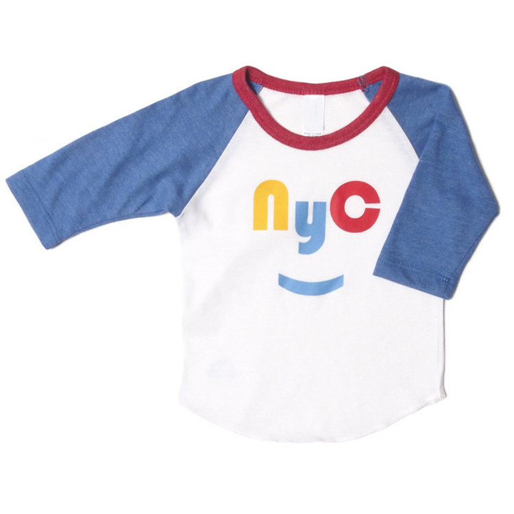 Lucky Wang Red/Yellow NYC Raglan Baby