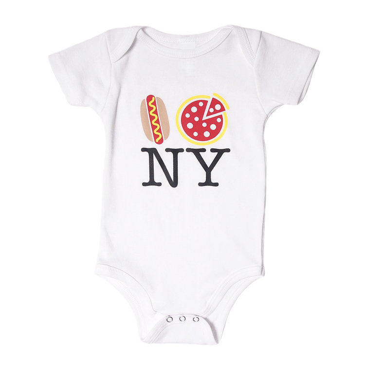 Lucky Wang Pizza NY Onesie