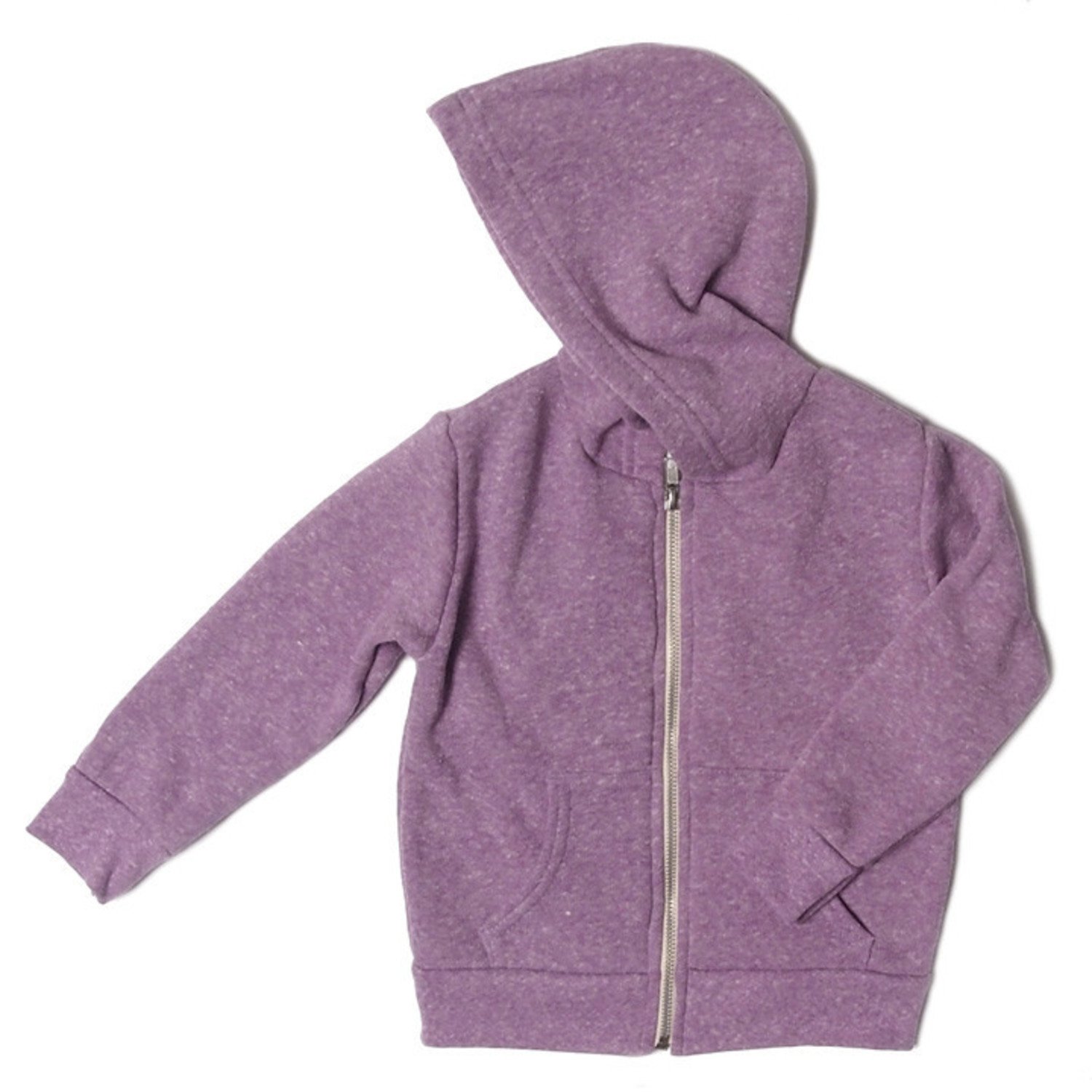 lilac zip hoodie