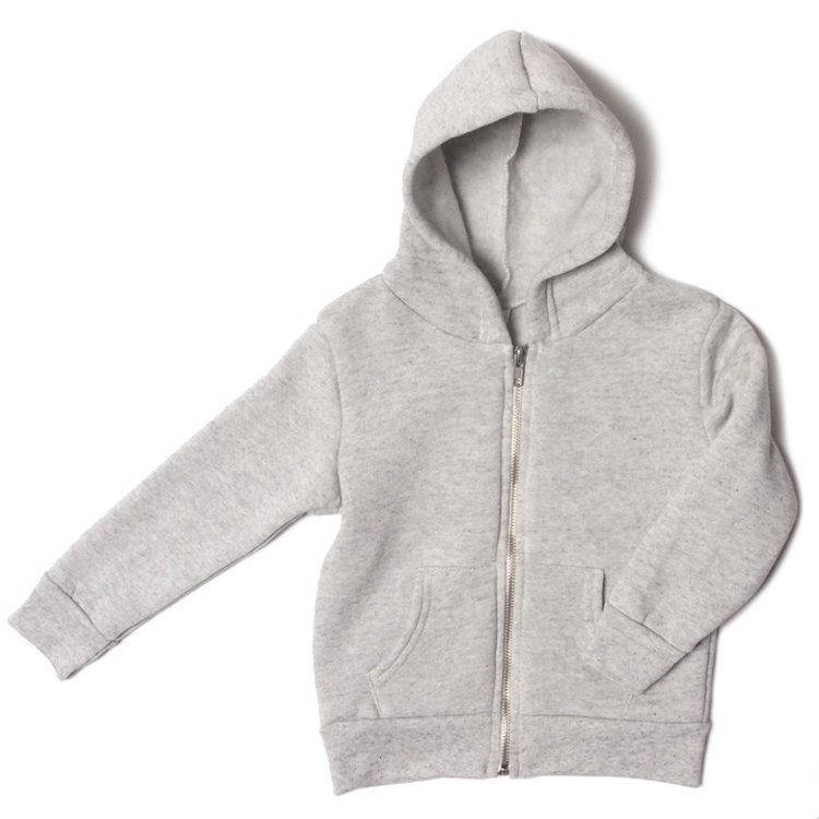Triblend Zip Hoodie Ash
