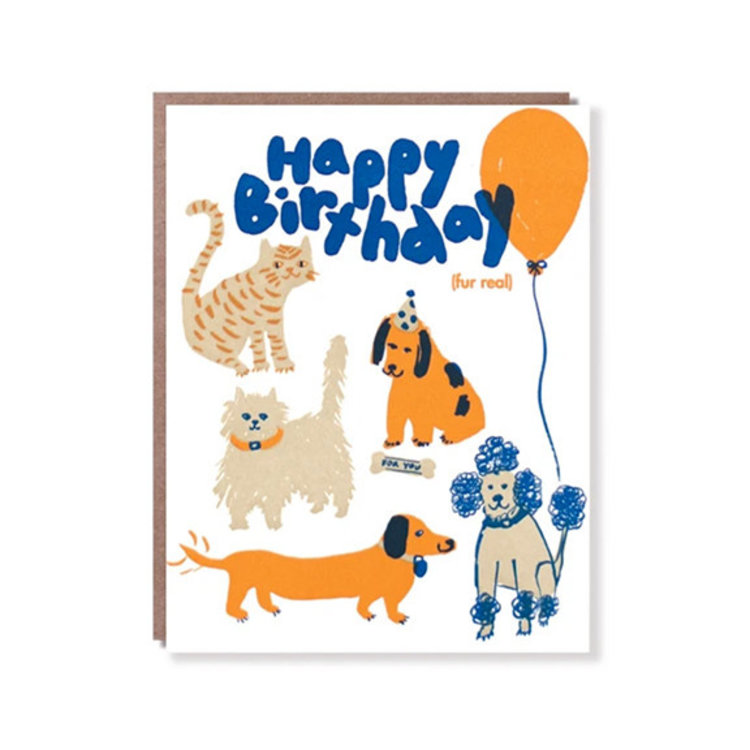 Egg Press Happy Birthday Fur Real