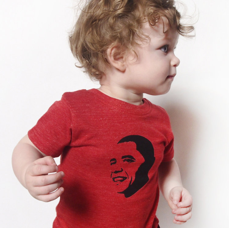 Lucky Wang Obama Tri-Red Tee