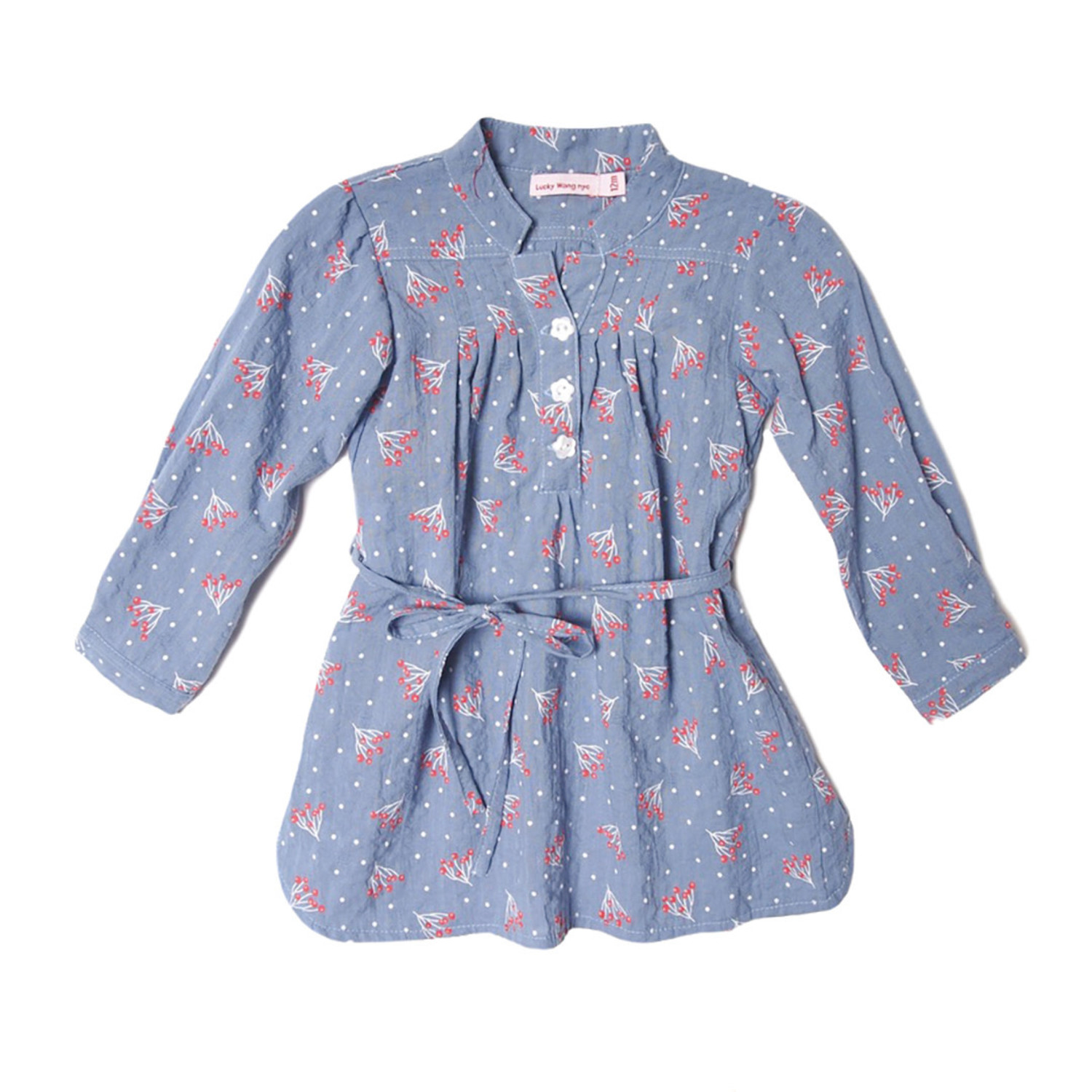 blue infant dress