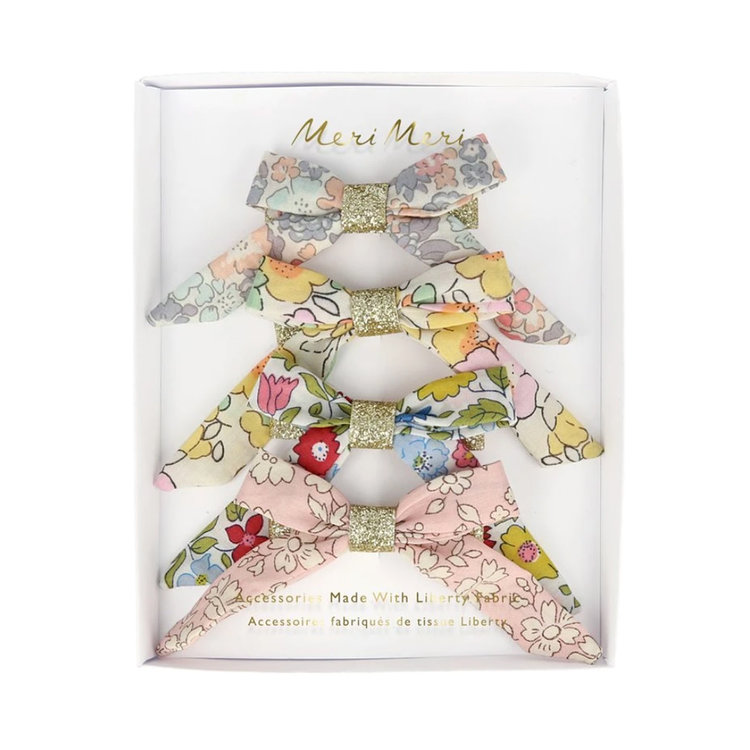 Meri Meri Floral Bow Hair Clips