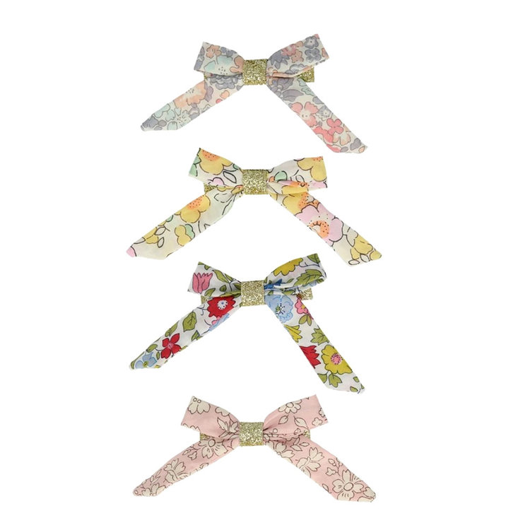 Meri Meri Floral Bow Hair Clips