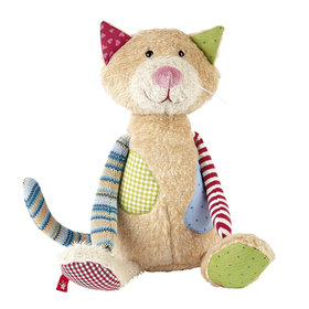 sigikid Patchwork Cat Plush Toy
