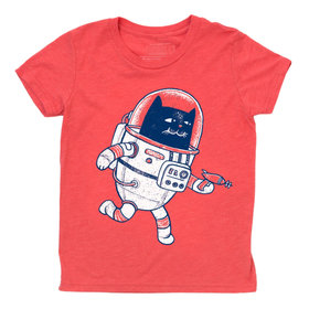 Factory 43 Space Cat Red Tee