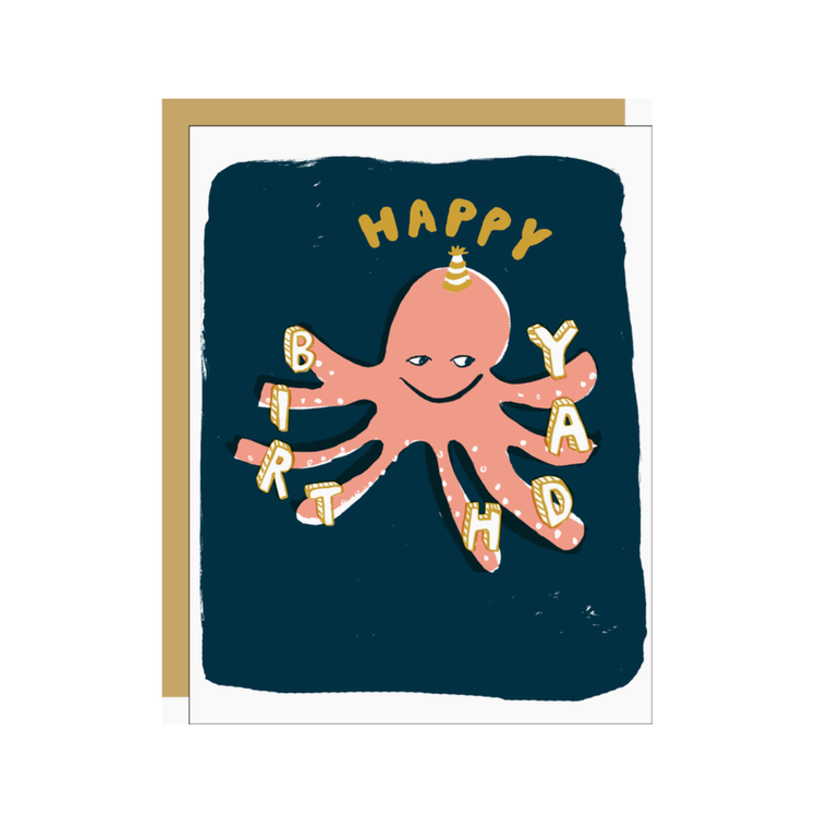 Egg Press Happy Birthday Octopus