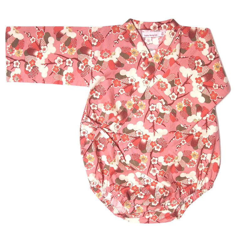 Lucky Wang Kimono One Piece Plum Branch