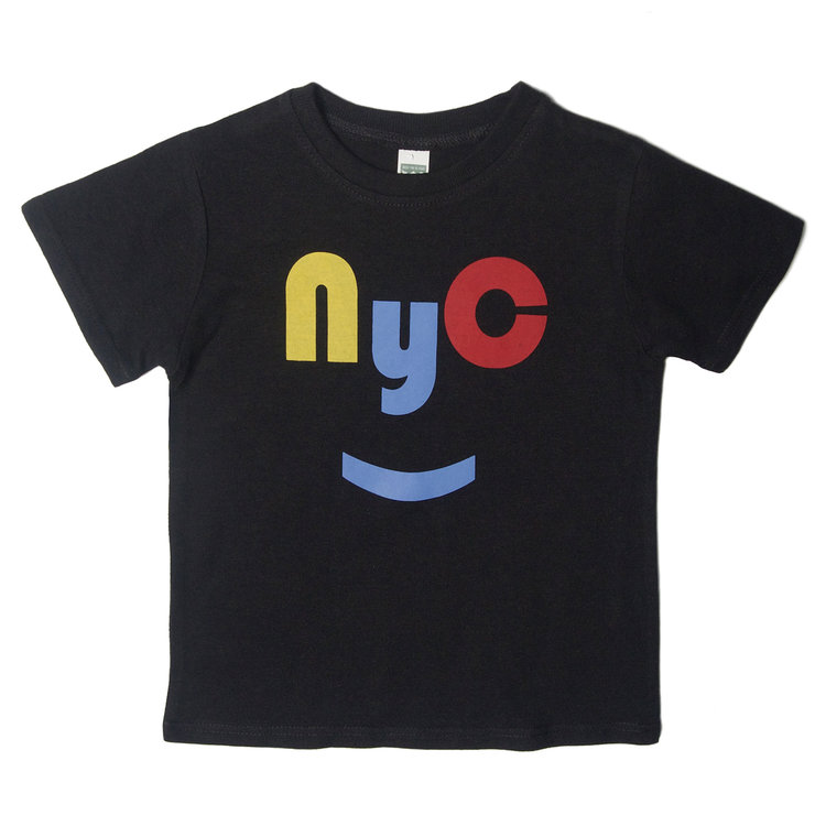 Lucky Wang Red/Yellow NYC Black Tee