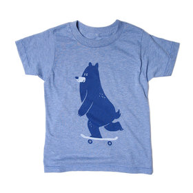 Factory 43 Skateboarding Bear Baby Tee