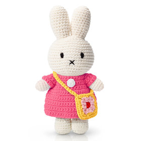 Just Dutch US Miffy  Pink Dress &  Yellow Flower Bag