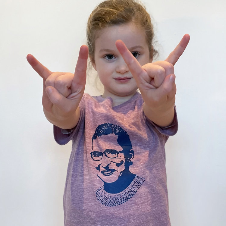 Lucky Wang RBG Tri-Purple Tee