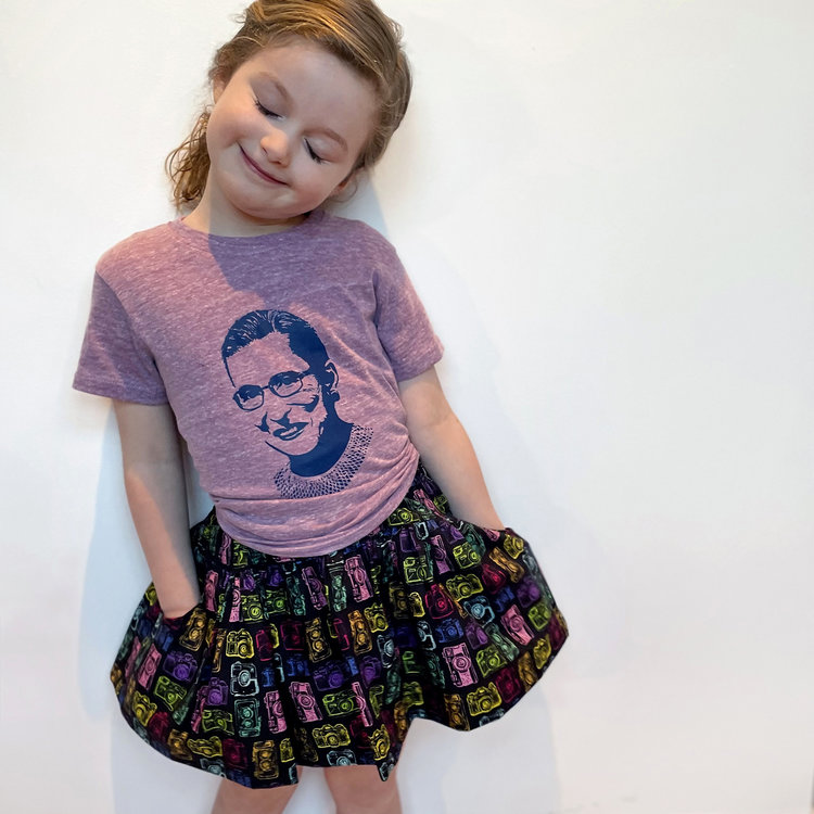 Lucky Wang RBG Tri-Purple Tee