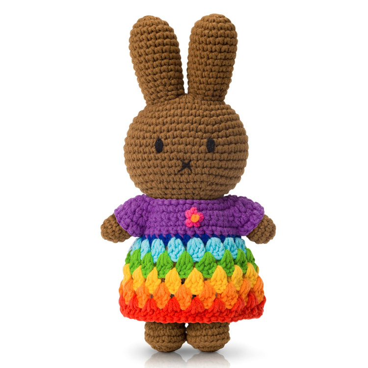 Just Dutch US Melanie Rainbow Dress Purple