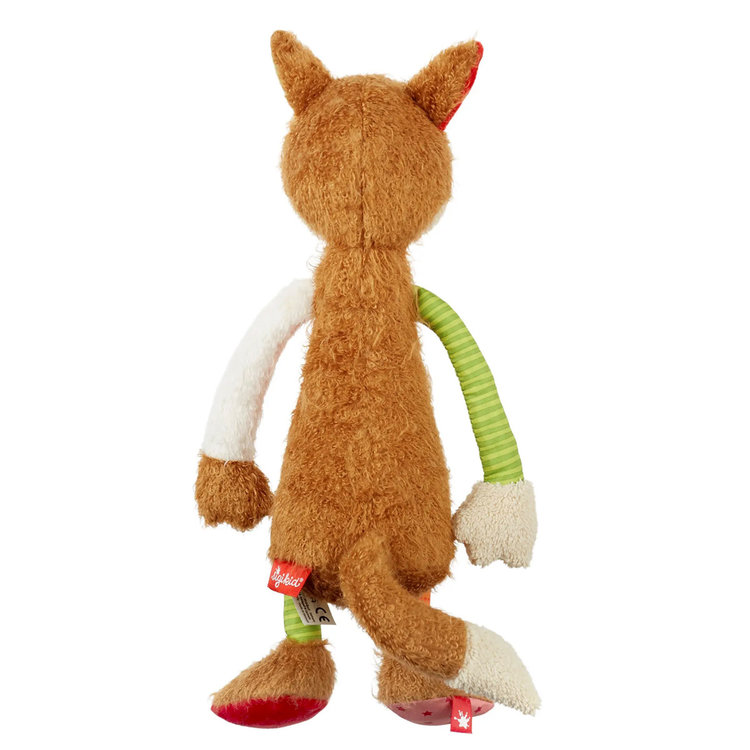 sigikid Patchwork Striped Fox Plush Toy
