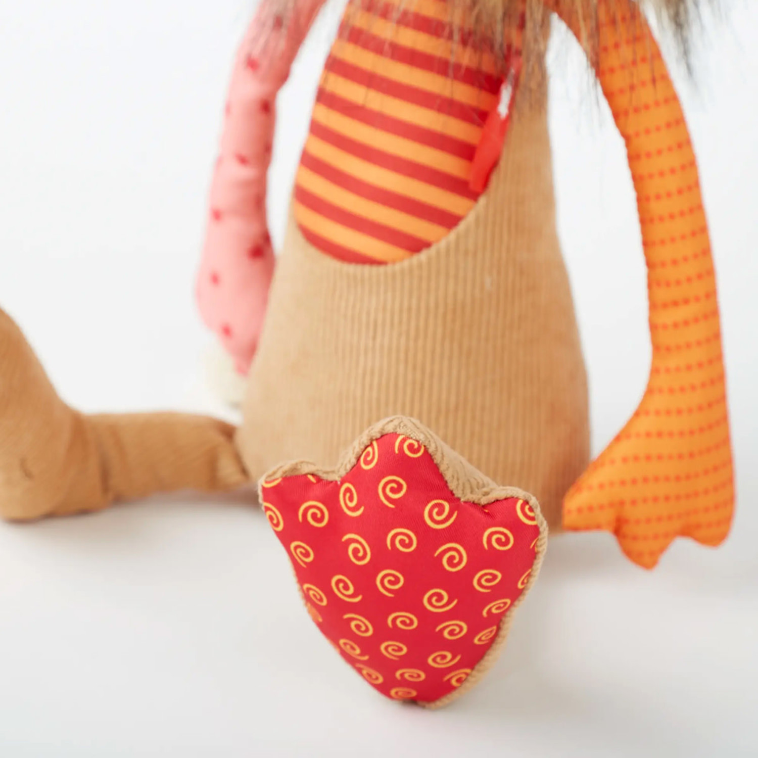 Sigikid 42849 Peluche Volpe Patchwork Sweety per giocare e