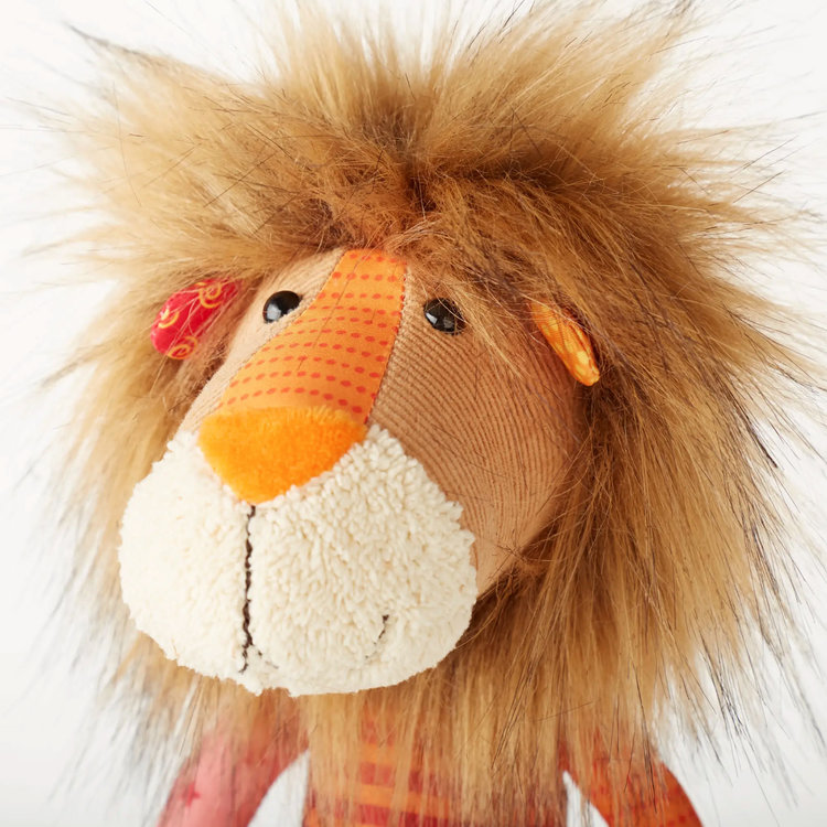 sigikid Patchwork Lion Plush Toy