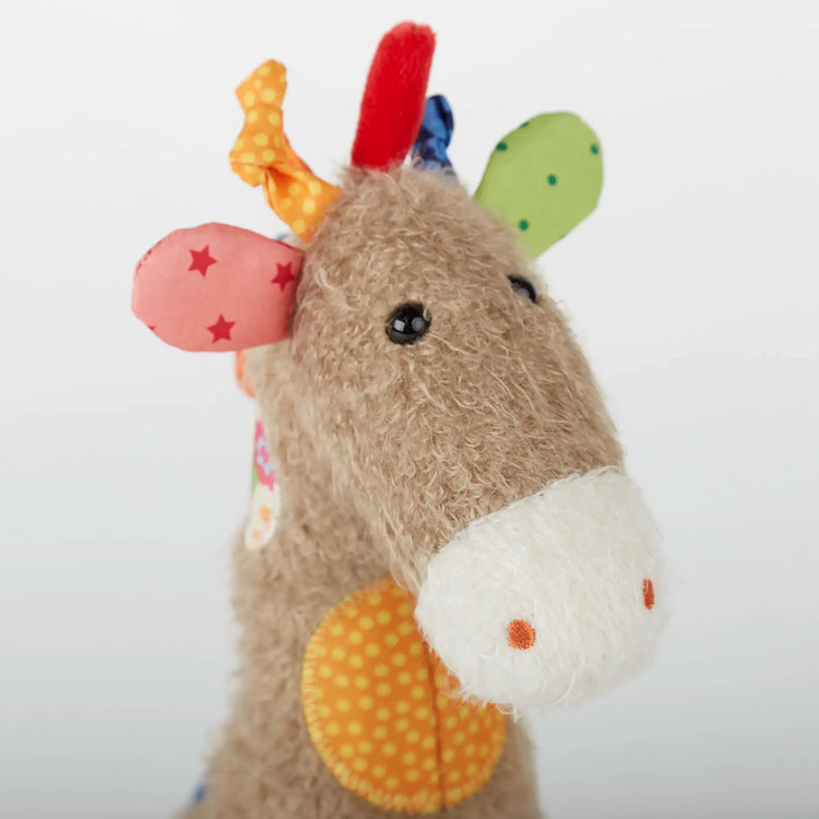 sigikid Patchwork Giraffe Plush Toy