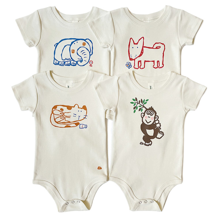 Lucky Wang Cat Organic Onesie