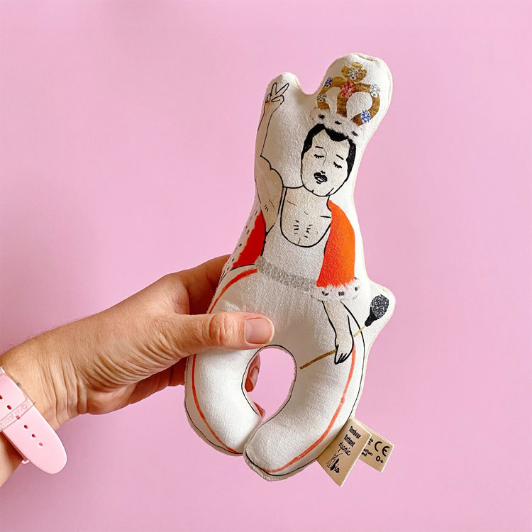 Freddie Champion Baby Rattle