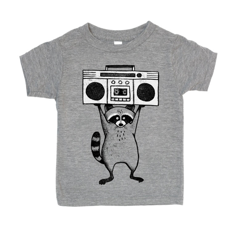 Factory 43 In Your Eyes Raccoon Baby Tee