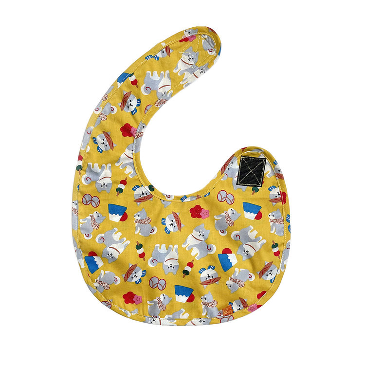 Lucky Wang Bib Shiba Yellow One Size