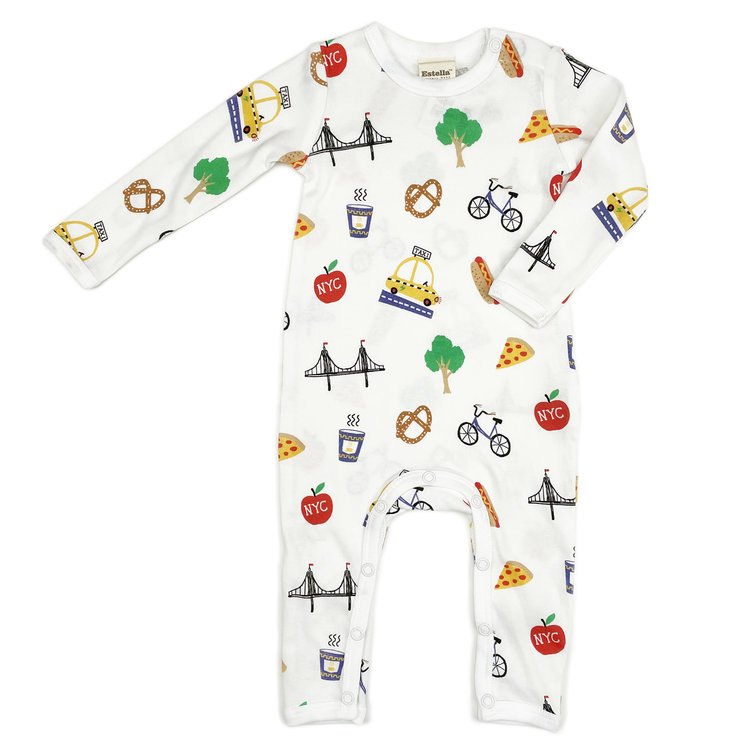 Estella nyc NYC Print Organic Romper